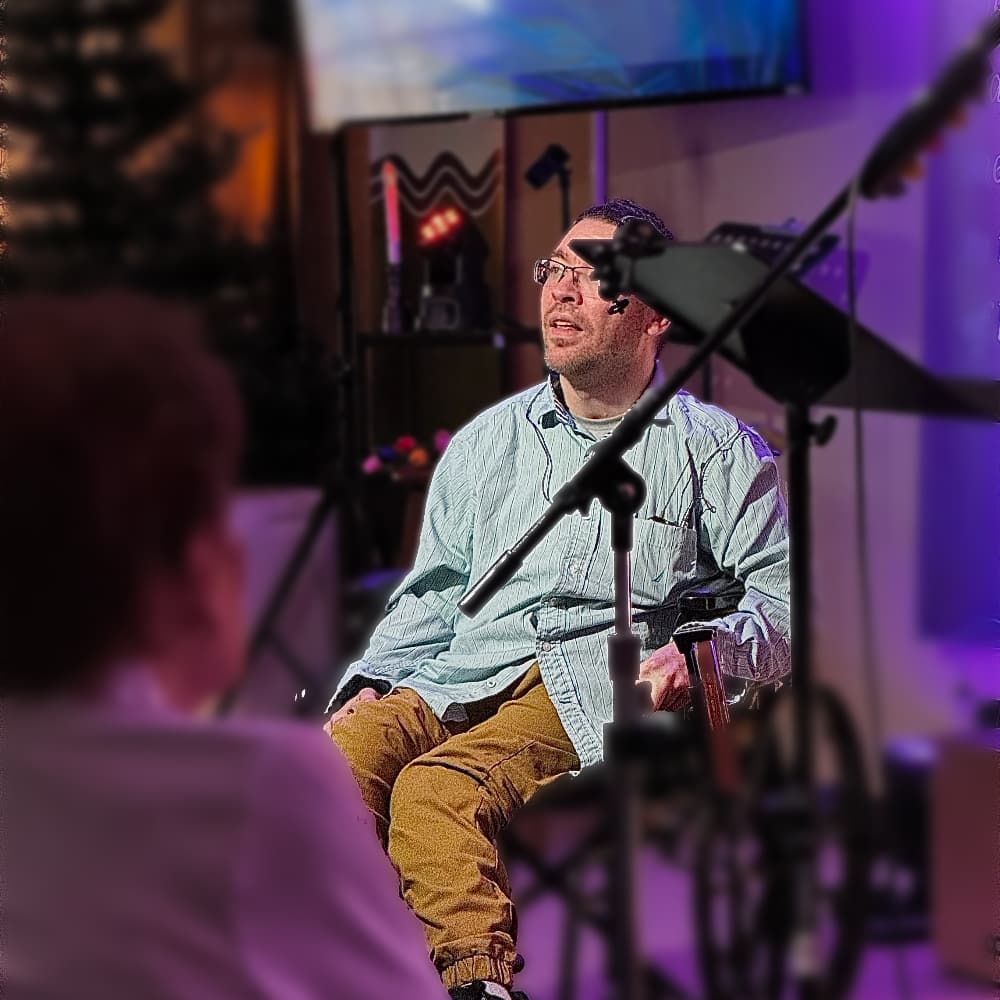 Jason teaches on a passage from God\'s Word.
